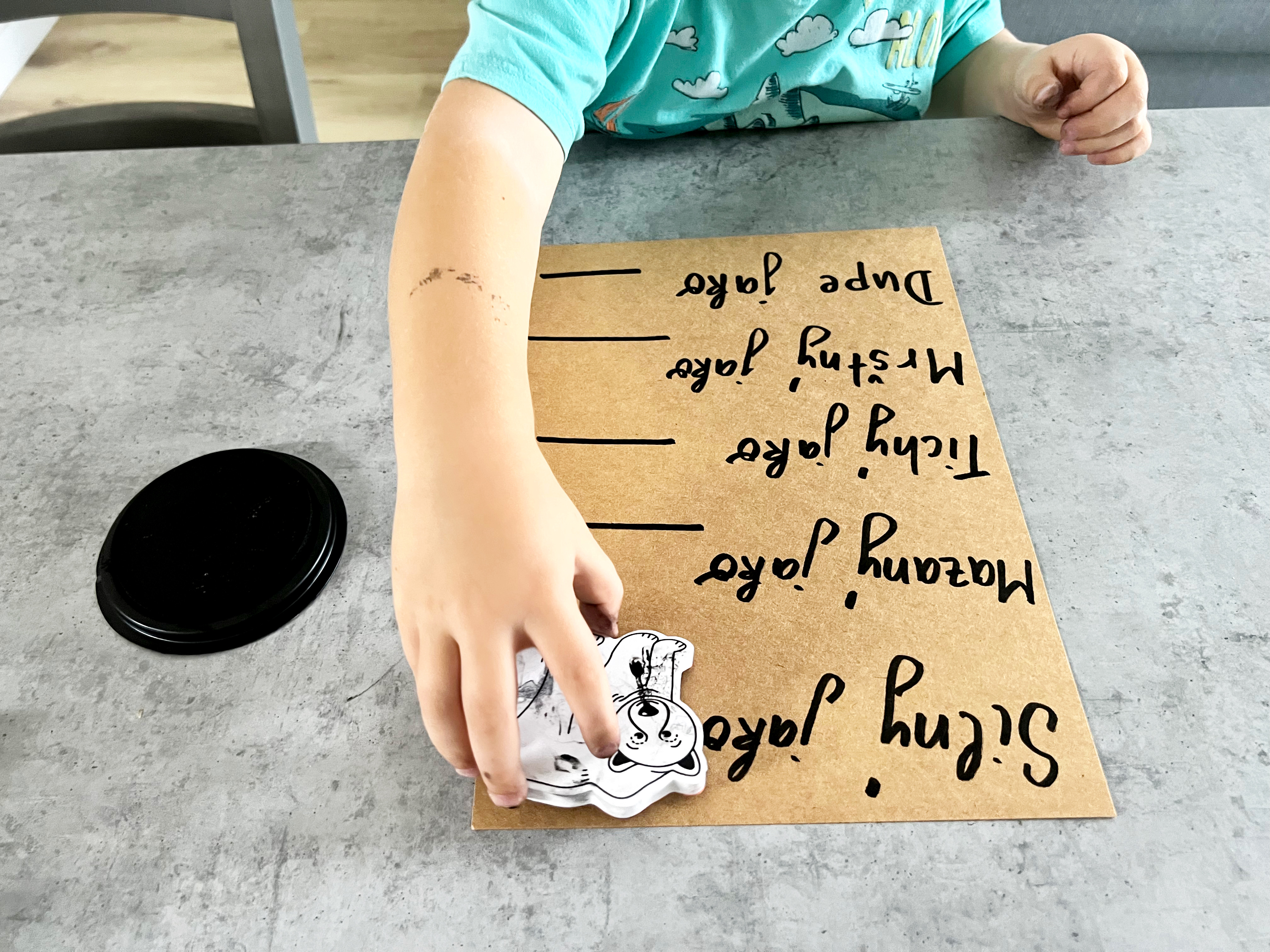 razítka lesní zvířátka