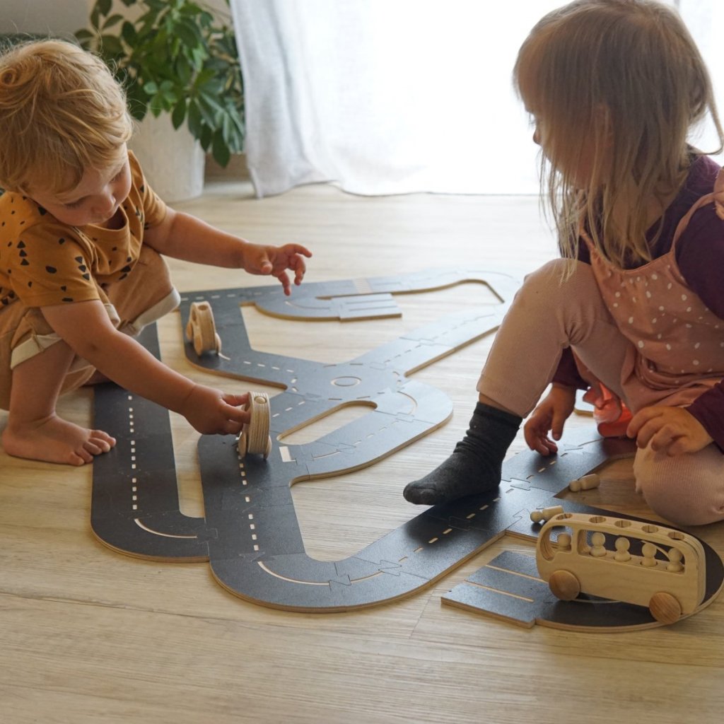 silnice woodyway a&nbsp;autíčko woodycar