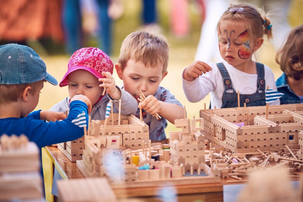 dřevěná stavebnice pro&nbsp;děti Makura