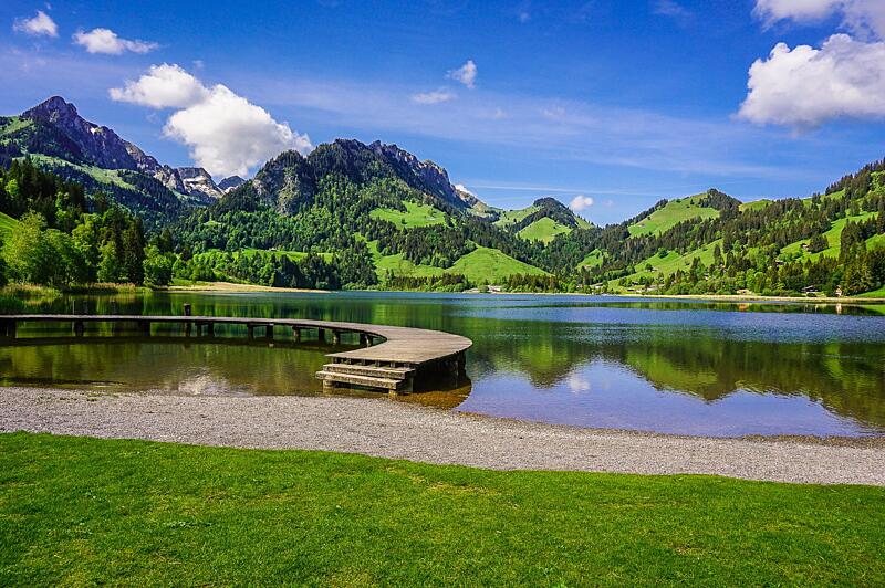 Švýcarsko s&nbsp;dětmi - Häxewääg Schwarzsee