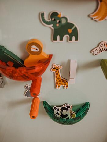 co postavit z&nbsp;magnetické stavebnice Kopule - polička