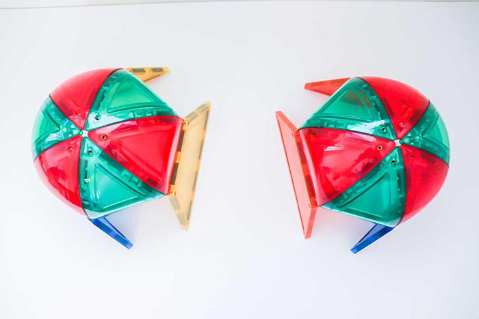 co postavit z&nbsp;magnetické stavebnice Kupola - rybičky