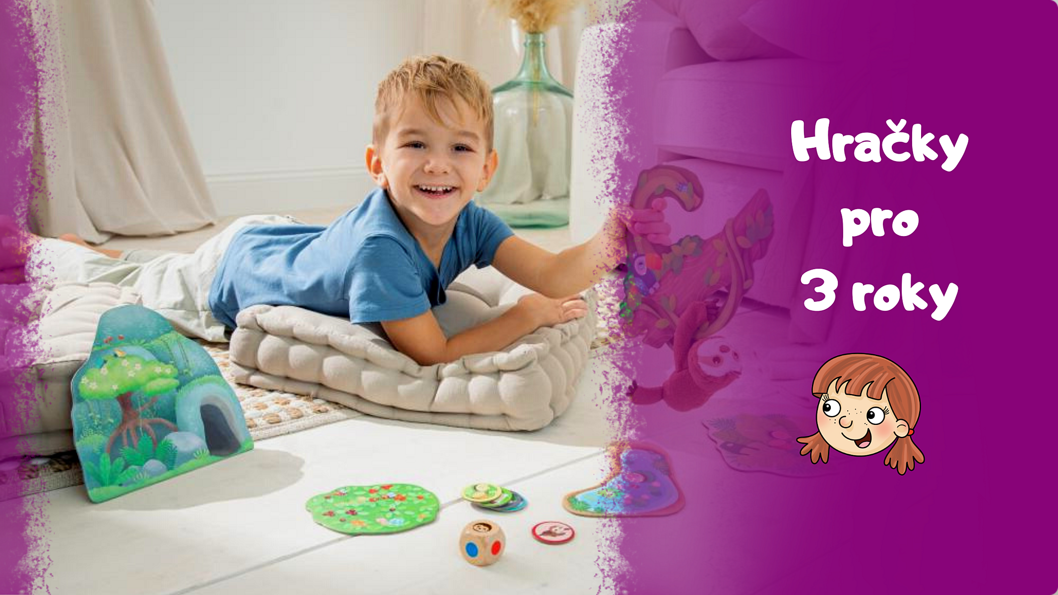 Tipy nejenom na narozeninové dárky pro tříleté děti