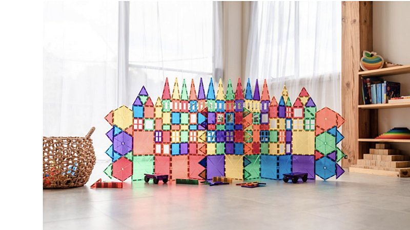 velký seznam magnetických stavebnic