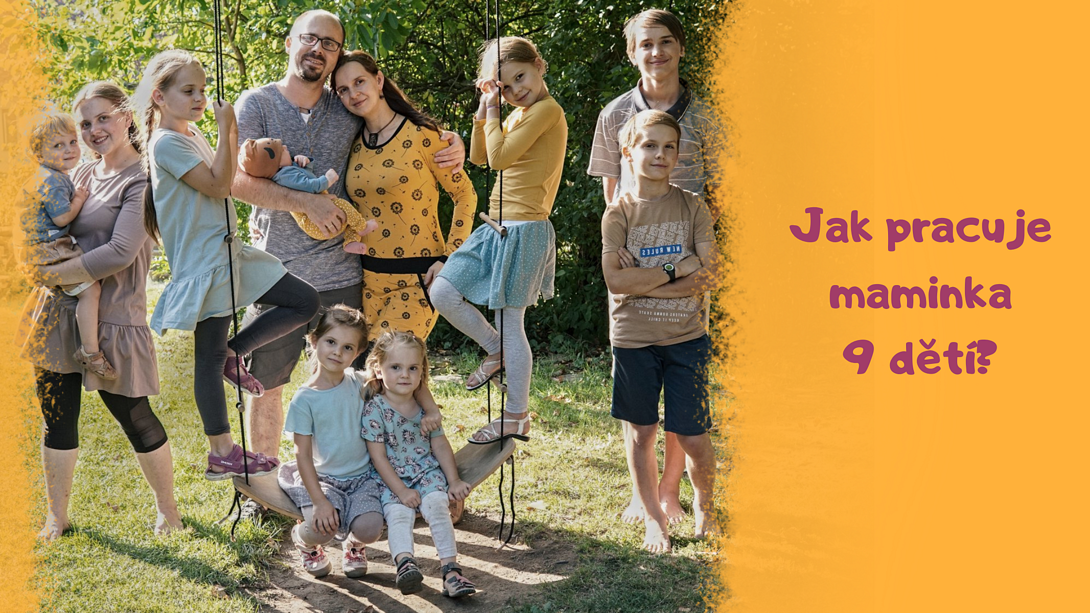 Jak vypadá time-management pracující maminky devíti dětí Ivky Sovadinové