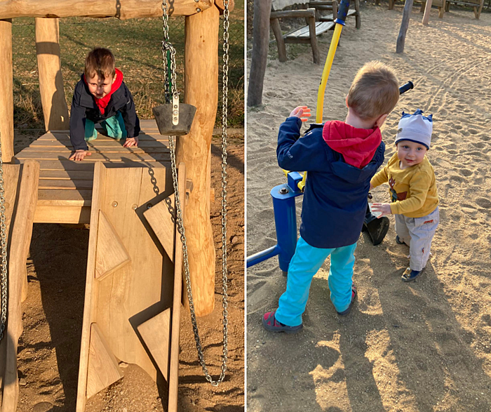 S batoletem do&nbsp;Brna - hřiště Dlouhá louka