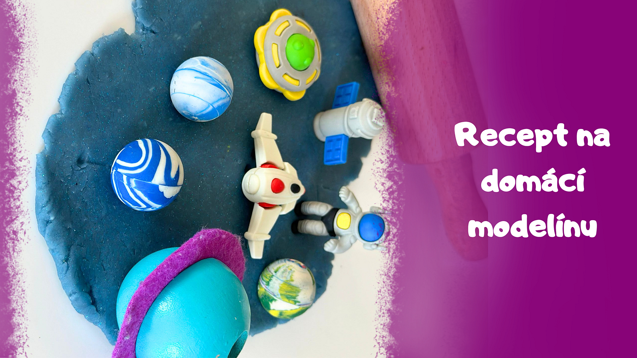 Recept na rychlou domácí modelínu, která vám vydrží až půl roku