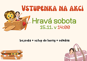 Hravá sobota 15.11. start v 14:00