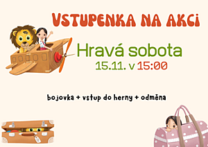 Hravá sobota 15.11. start v 15:00