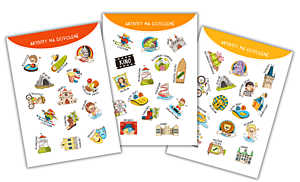 Cestovní samolepky do&nbsp;pasu - Aktivity na&nbsp;dovolené