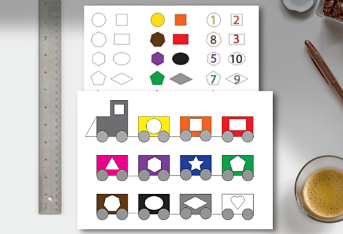 jak naučit děti barvy - pracovní listy